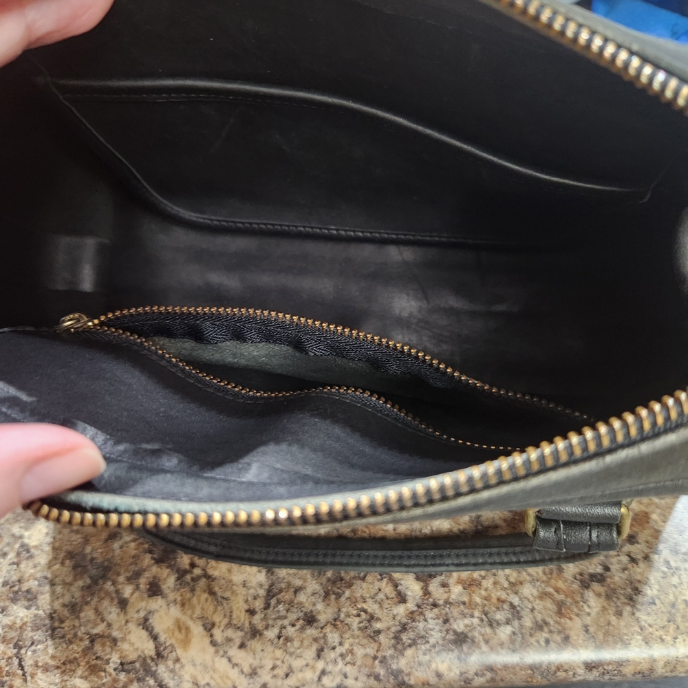 Vintage Coach Black SATCHEL Leather Bag - Picture 4 of 15